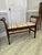 Brown 1940's Adams Style Painted Bench For Sale - Image 8 of 11