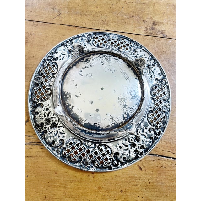 Victorian Antique Tiffany & Co Silver Plated Dessert Stand For Sale - Image 3 of 6
