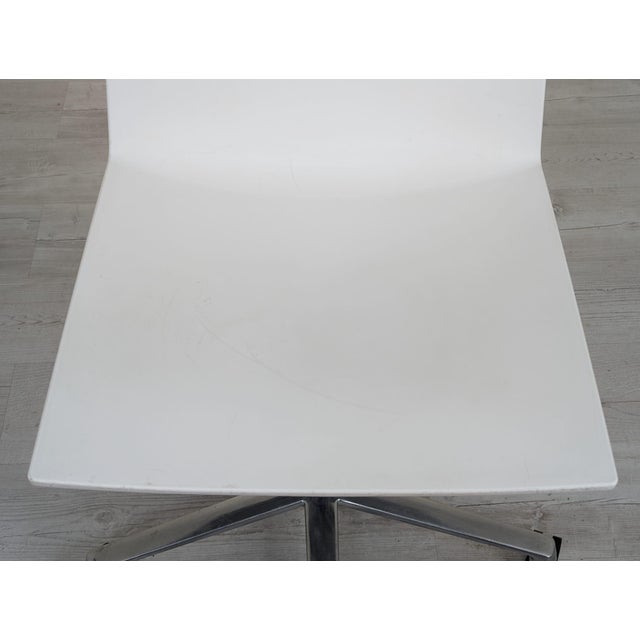 Italian White Swivel Chairs Arper from the Catifa Series For Sale - Image 6 of 18