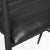 Metal Black Leather U-Back Counter Stool For Sale - Image 7 of 7
