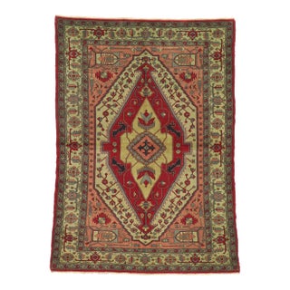 Vintage Egyptian Serapi Rug - 05'09 X 07'07 For Sale