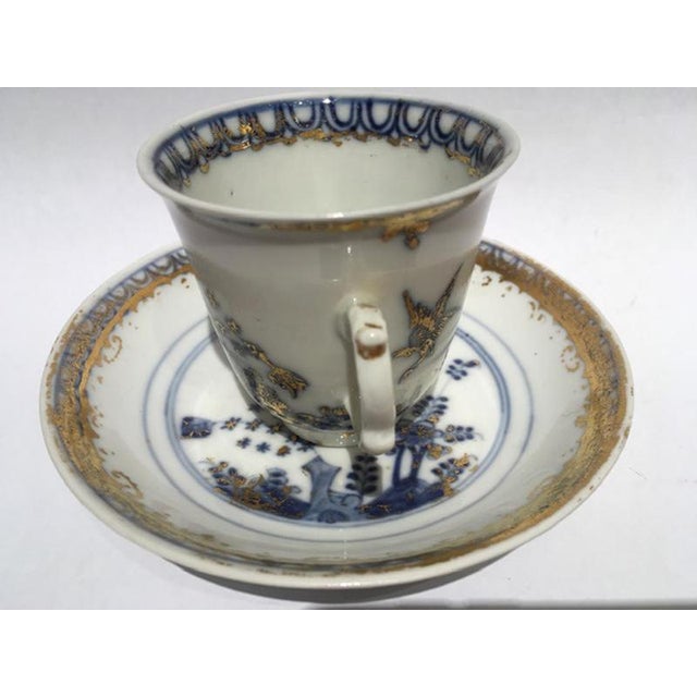 Mid-18th Century Porcelain Cup with Dish from Meissen, Set of 2 For Sale - Image 4 of 16