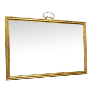 Antique Chinese Export Giltwood Mirror For Sale