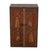 Indian Paint-Decorated Two-Door Cabinet, the doors hand-painted with figural scenes and opening to three shelves. 35" H x...