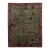 Antique 1920s Art Deco Chinese Nichols Rug in Sage Green & Plum Floral Design For Sale