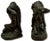 Native American Large & Unusual Antique Native American Indian Motif Bronze Clad Bookends Signed Ruhl - Circa 1910s For Sale - Image 3 of 18
