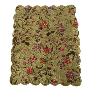 Floral Reversible Placemats - Set of 6 For Sale