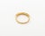 Modernist Emerald and Diamond 14k Yellow Gold Band Ring For Sale In New York - Image 6 of 8