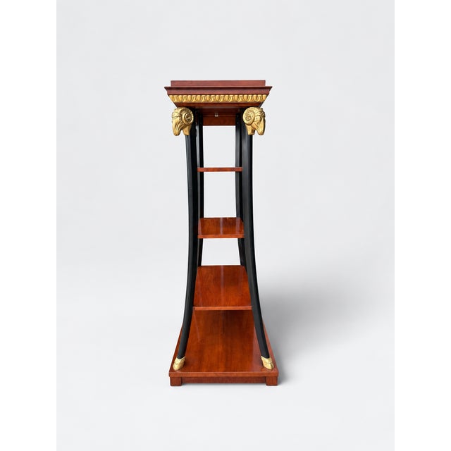 Striking Neoclassical Étagère by John Widdicomb, Model Jw-1732, Dating to 2007. For Sale In Boston - Image 6 of 14