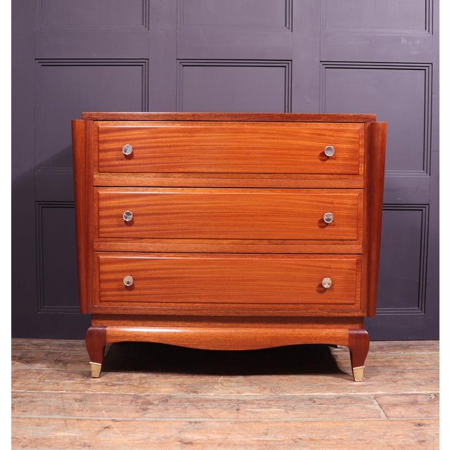 French Art Deco Chest of Drawers, 1940s For Sale - Image 13 of 14