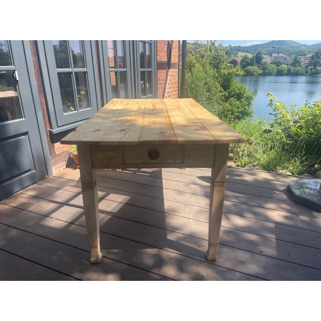 Antique Table in Fir, 1890s For Sale - Image 11 of 18