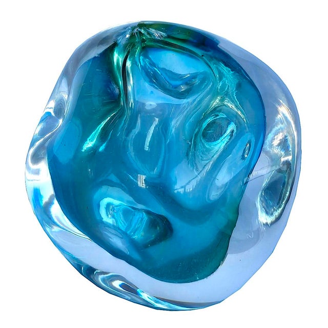 Vintage Art Glass Paper Weight by Jacqueline Terpins For Sale - Image 13 of 16