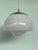 1960s Italian Space Age Glass and Steel Pendant Lamp, 1960s For Sale - Image 5 of 16
