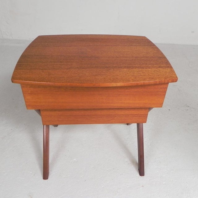 Wood Small Chest of 2 Drawers from O.M.F. 1960s For Sale - Image 7 of 18