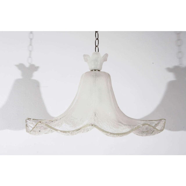 Murano 1960s Murano Pendant Light Fixture For Sale - Image 4 of 10