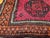 Vintage Afghan Bokhara Area Rug, Hand-Knotted Wool, Allover Geometric Pattern, Plum & Burgundy, 4x5 For Sale - Image 15 of 17