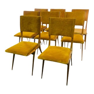 1950s Carlo De Carli Dining Chairs - Set of 8 For Sale