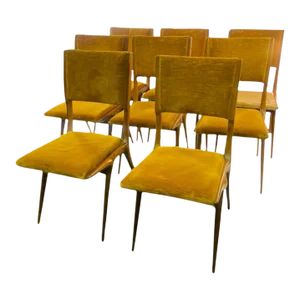 1950s Carlo De Carli Dining Chairs - Set of 8