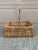 Brown Antique Early 20th Century American Splint Oak Gathering Basket For Sale - Image 8 of 9