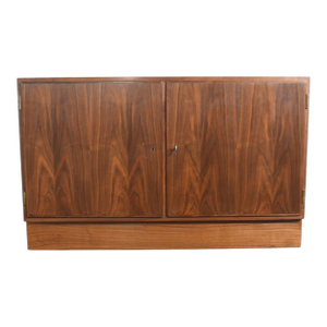 Carlo Jensen Walnut Credenza by Hundevad + Co | Danish Modern 1960s, Attributed