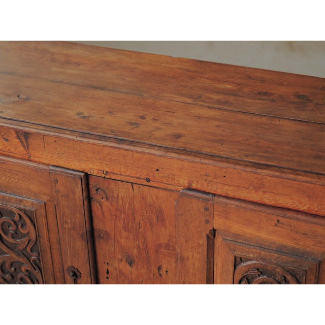 Rustic Alpine Folk Buffet in Wood, 1800s For Sale - Image 3 of 18