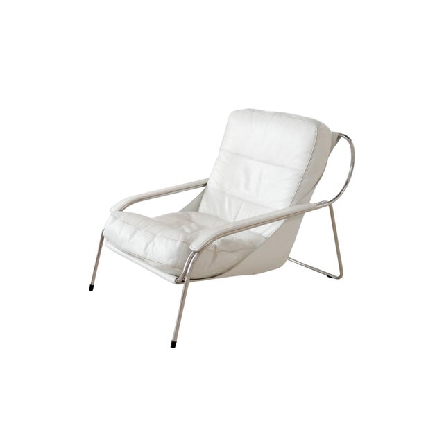 Italian Maggiolina Lounge Chairs & Ottoman by Marco Zanuso for Zanotta For Sale - Image 9 of 9