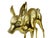 Mid 20th Century Standing Large Heavy Brass Bambi Fawn Deer Sculptures For Sale - Image 12 of 12