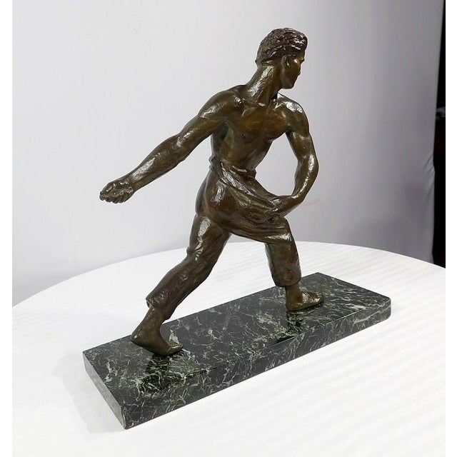 A. Kelety, Art Deco Sower, 1930, Bronze For Sale - Image 3 of 18