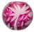 ARTEL Jungle Deco Round Vase in Fuschia For Sale
