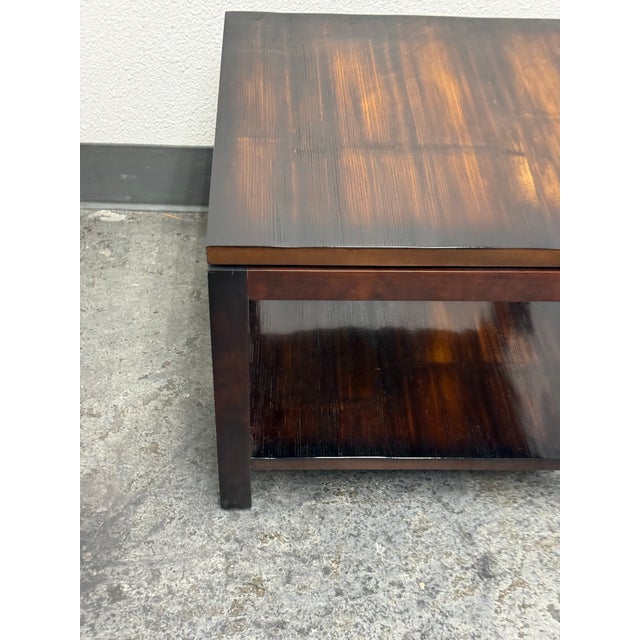 Contemporary Circa 2007 Williams-Sonoma Home Nassau Square Side Table For Sale - Image 3 of 12