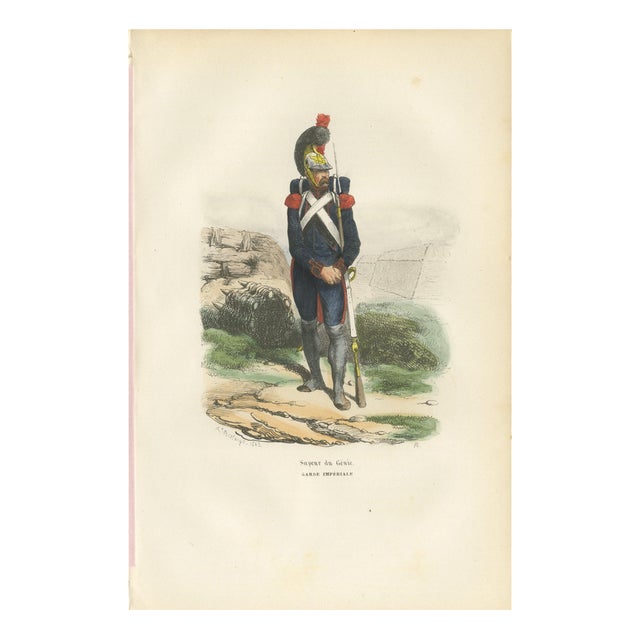 Sapper of the Engineers, 1843, Paper For Sale