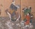 C. 1960-1970s Painted Daoist Screen by Ishida For Sale - Image 4 of 18