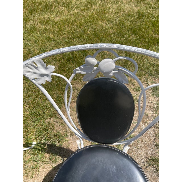 1940s Salterini Patio Set With Table, 2 Arm Chairs and 4 Side Chairs For Sale - Image 11 of 12