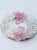 1970s Small Venetian Wall Mirror in Murano Glass with Pink Flowers from Fratelli Tosi, 1970s For Sale - Image 5 of 8