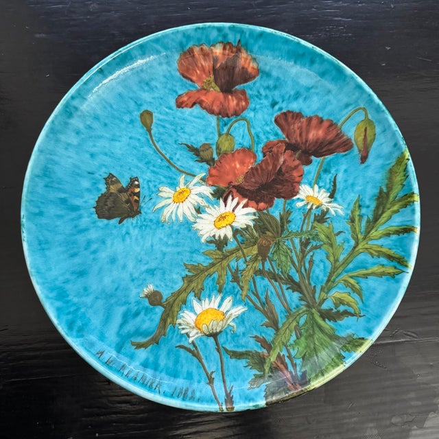 Ceramic Dish by Théodore Deck, 1882 For Sale - Image 13 of 13