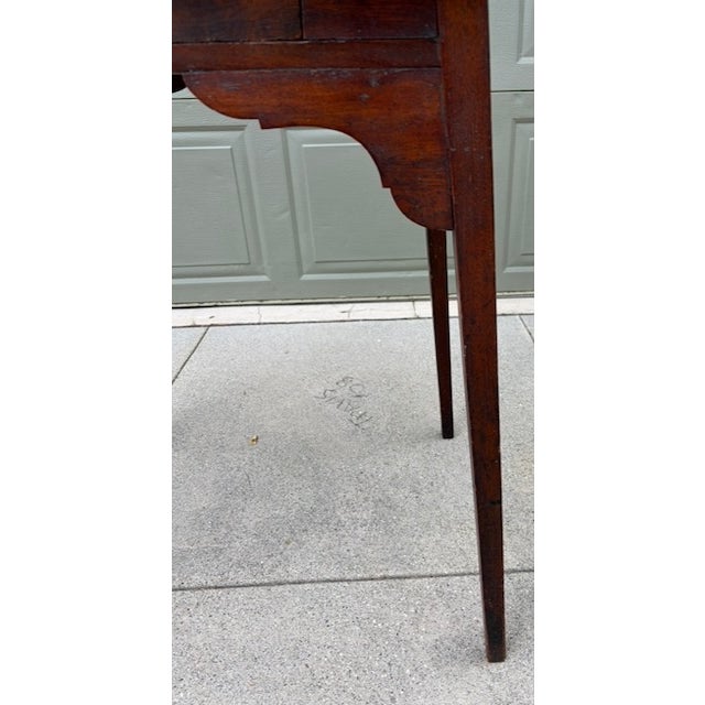 Wood Antique Federal Era Chess Table For Sale - Image 7 of 10