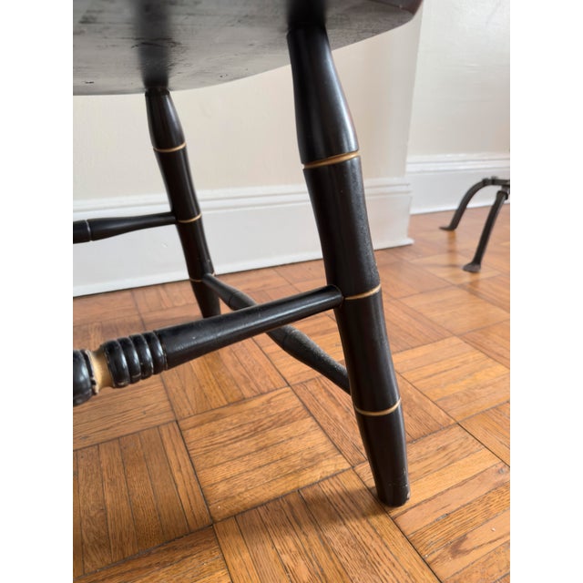 Late 20th Century University of Chicago Captain’s Chair, Windsor-Style Armchair For Sale - Image 12 of 17