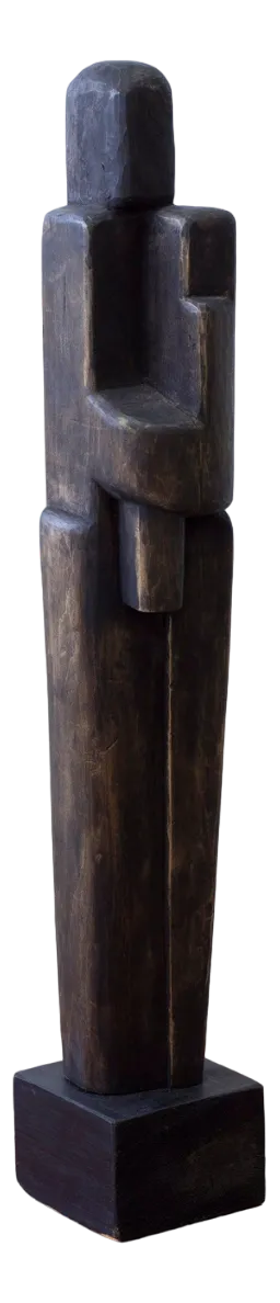 Swedish Modernist Wood Sculpture