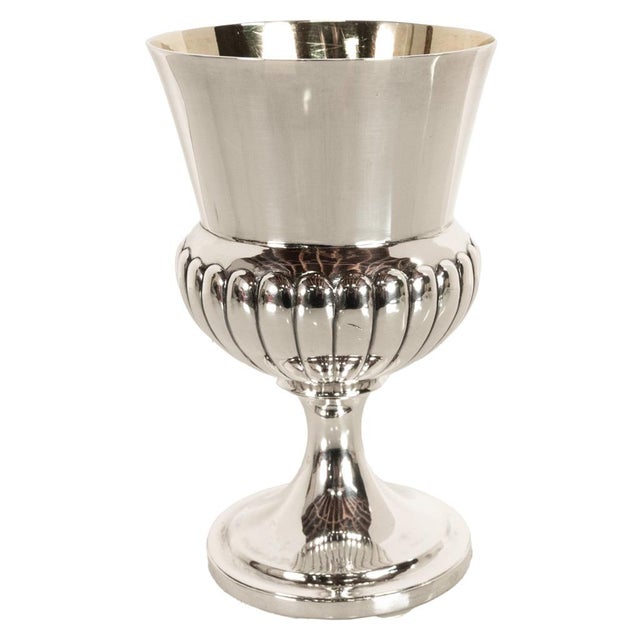 Metal Antique Scottish Sterling Silver Georgian Goblet George Fenwick Edinburgh 1810 For Sale - Image 7 of 13