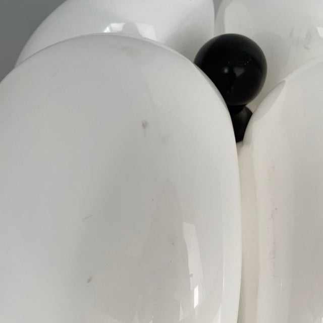 Metal Italian Modern Pipistrello Table Lamp by Gae Aulenti for Martinelli Luce, 1970s For Sale - Image 7 of 18