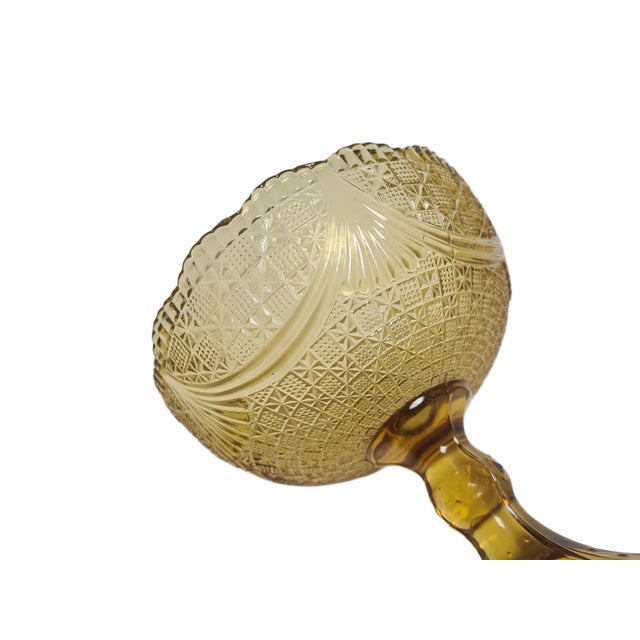 Fruit Bowl on Stand from Ząbkowice Glassworks, 1970s For Sale - Image 14 of 16