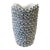 Organic Modern Textured White Vase For Sale