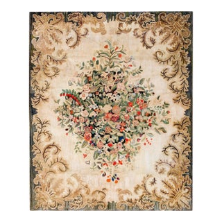 Antique American Hooked Rug For Sale