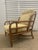 Vintage Bamboo Set of Two Chair and One Ottoman . Ficks Reed Style. For Sale - Image 4 of 12