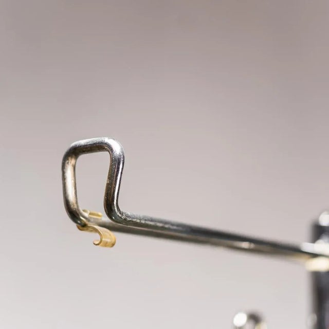 Vintage Metal 4-Arm Coat Hanger, 1970s For Sale - Image 4 of 11