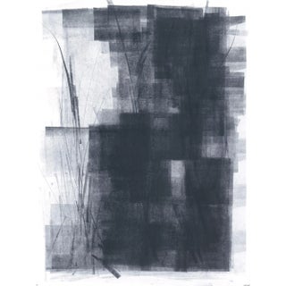 Ink on Paper_14 Original Modern Abstract Black Painting by Carrie Bergey For Sale