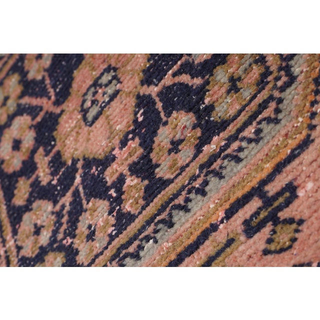 Mid-Century Modern 1960s Turkish Oushak Extra Long and Wide Runner - Stair Tread 2'6'' X 21'3'' For Sale - Image 3 of 12