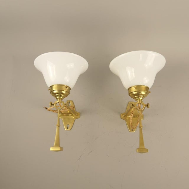 Semi-Cardanic Wall Lamp from Wiener Werkstätte, Vienna, 1920s For Sale - Image 11 of 18