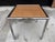 Vintage Milo Baughman for Design Institute Stainless Tubular Cane Table For Sale - Image 10 of 11