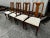 These chairs are constructed of a solid straight grained oak. They're fashioned in the Queen Anne style. They have...